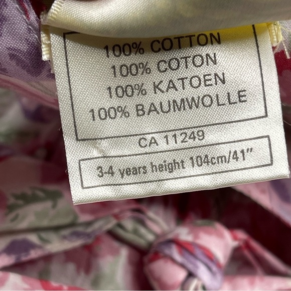 Laura Ashley Mother Child Vintage Romper Jumper Floral Cottagecore Cotton Boho - Picture 11 of 12